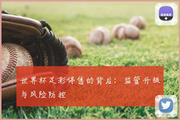 世界杯足彩停售的背后：监管升级与风险防控